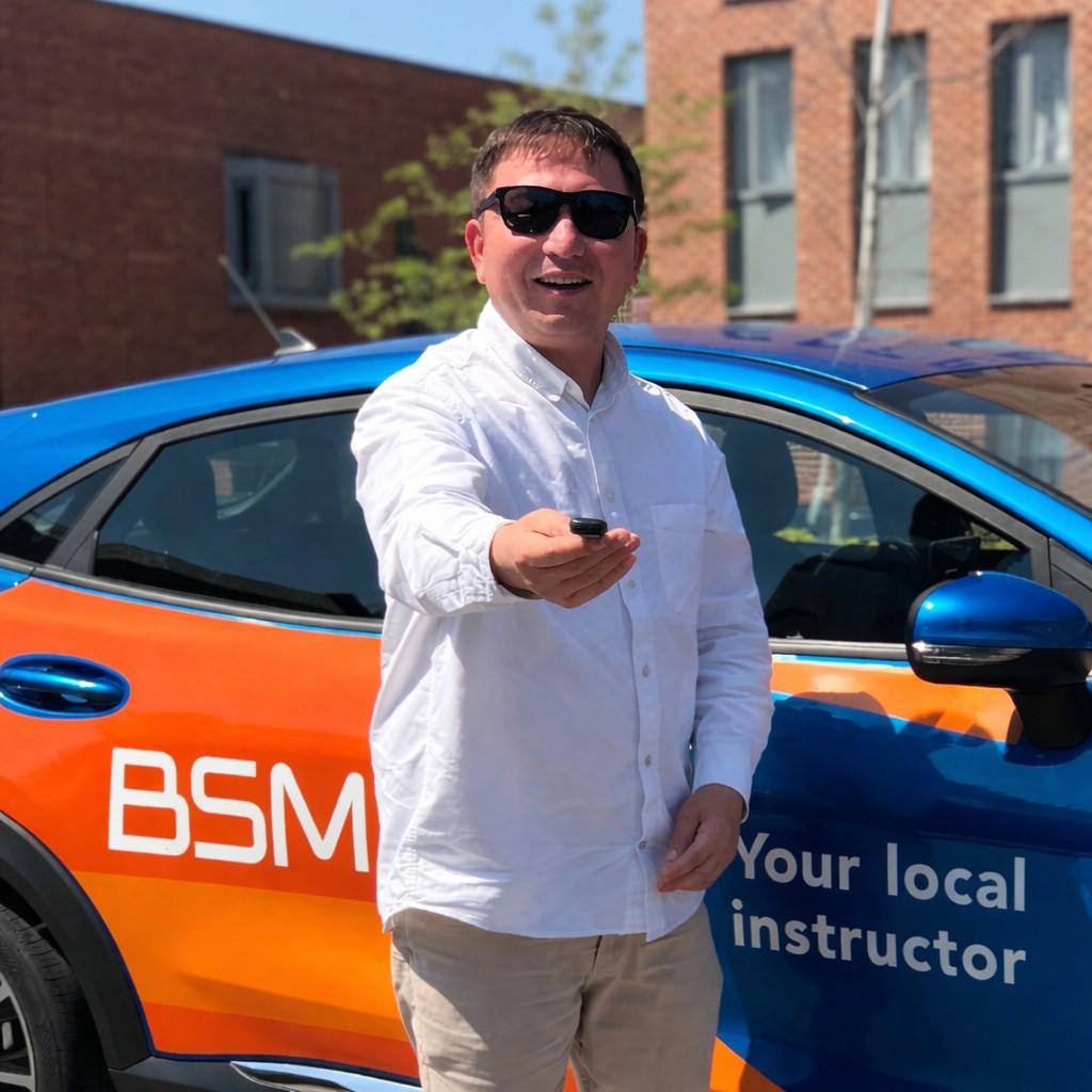 Modern automatic driving lesson vehicle